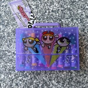 Cartoon Network Powerpuff Girls Purple Marker Set